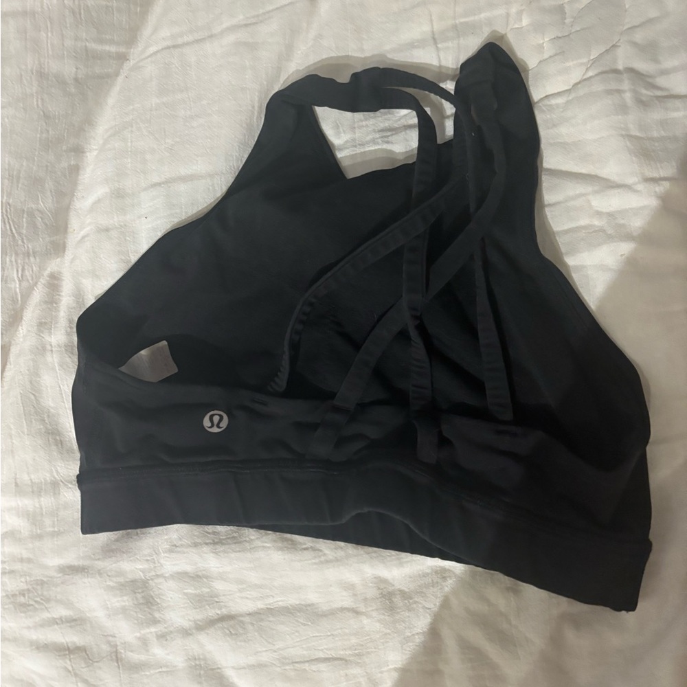 lululemon athletica Midnight Black Sports Bra